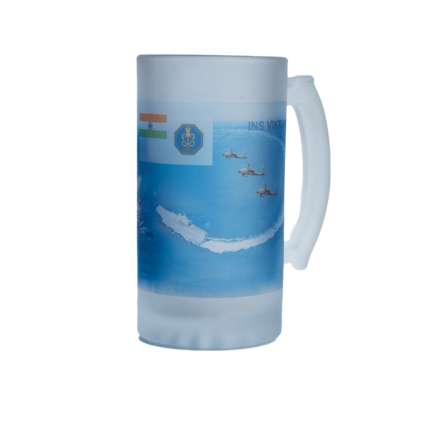 Indian Navy INS Vikrat Ship Printed Beer Mug