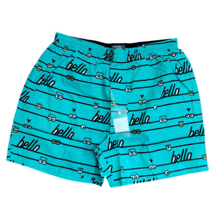 Comfortable Men's Boxer Pants, 100% Cotton with Stylish Print, Soft & Stretchy Elastic Waist Band, Dynamic Movement & Breathable