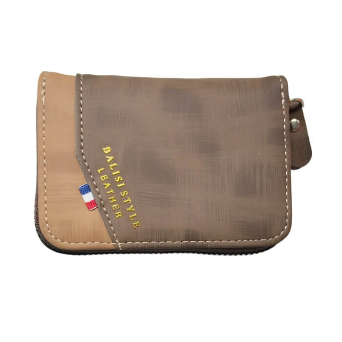 Pocket Sized Stitched PU Leather Credit Card Holder Visiting Business Card Case Wallet with Magnetic Shut for Men & Women