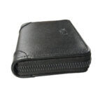 Pocket Sized Stitched PU Leather Credit Card Holder Visiting Business Card Case Wallet with Magnetic Shut for Men & Women