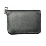 Pocket Sized Stitched PU Leather Credit Card Holder Visiting Business Card Case Wallet with Magnetic Shut for Men & Women