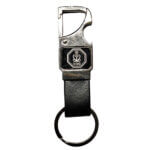 King & I Leather with Opener Metal Key chain|Metal Key Chain with navy logo|Leather|Opener Keychain. Key Chain