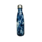 Marble Print & Wooden Effect Steel Water Bottle 500ML