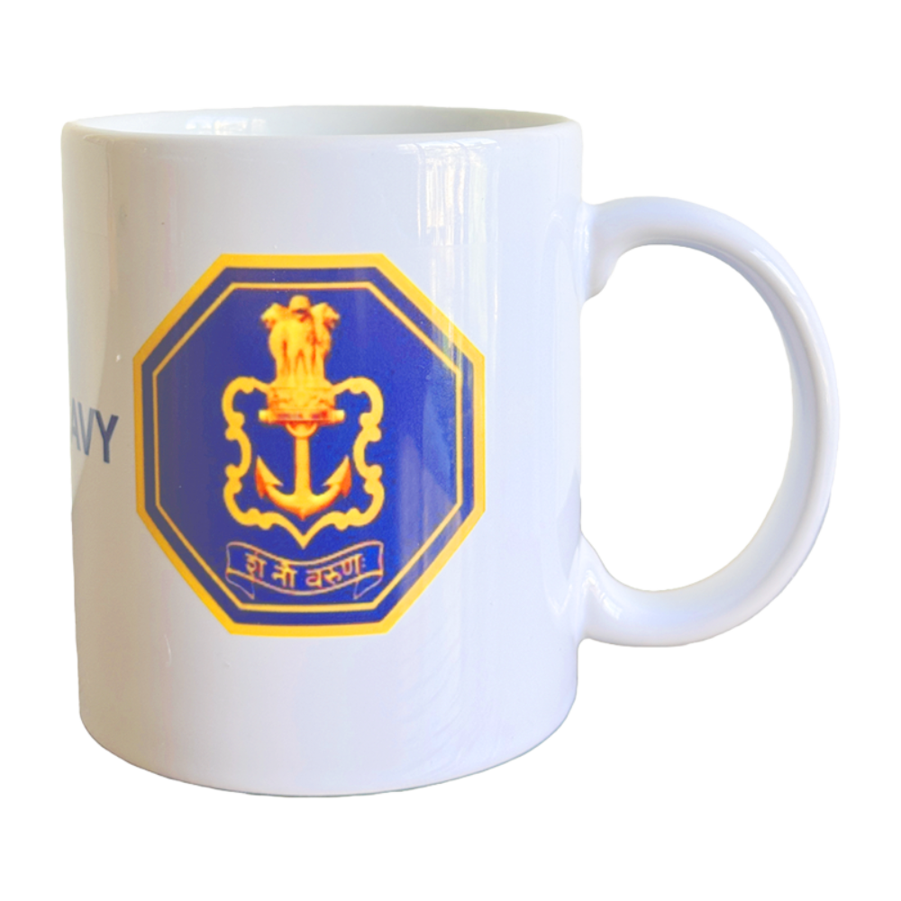 Coffee Mug Navy Logo