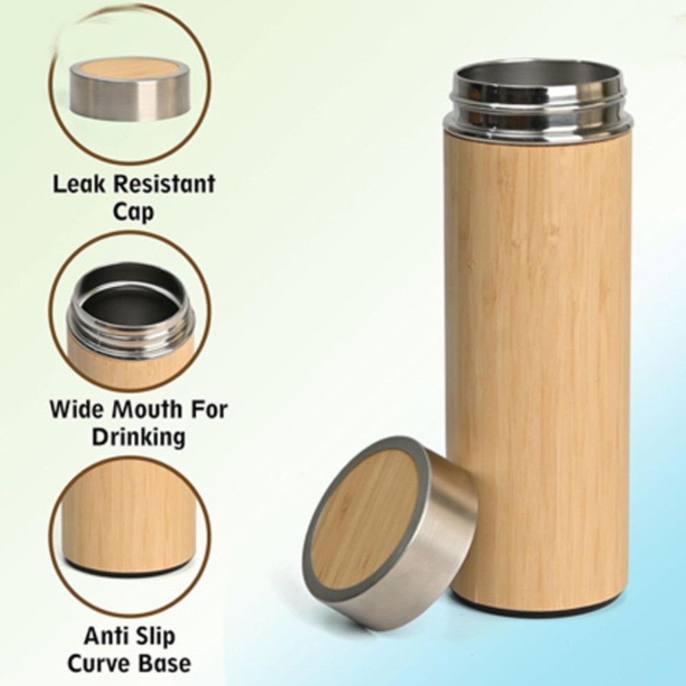 Bamboo Flask Bottle 450ml
