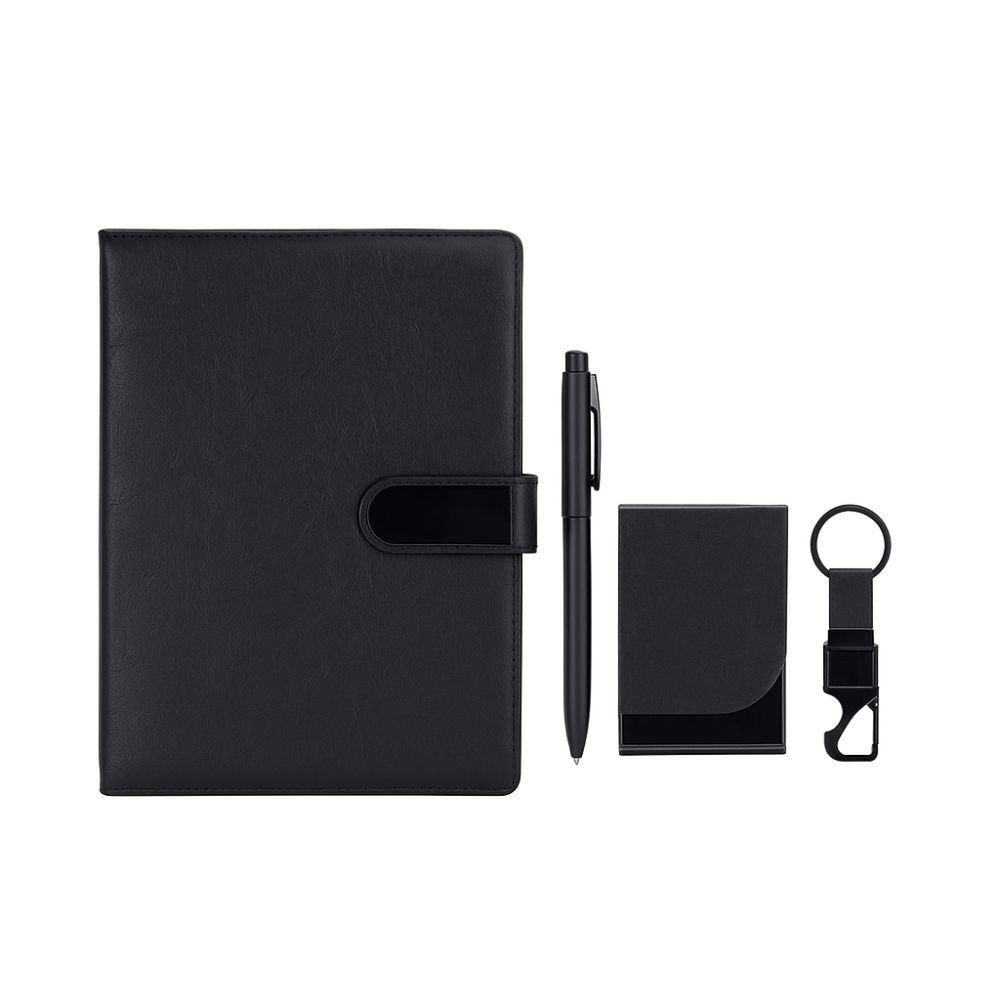 4 in 1 Personalized PU Leather Diary with Pen, Card