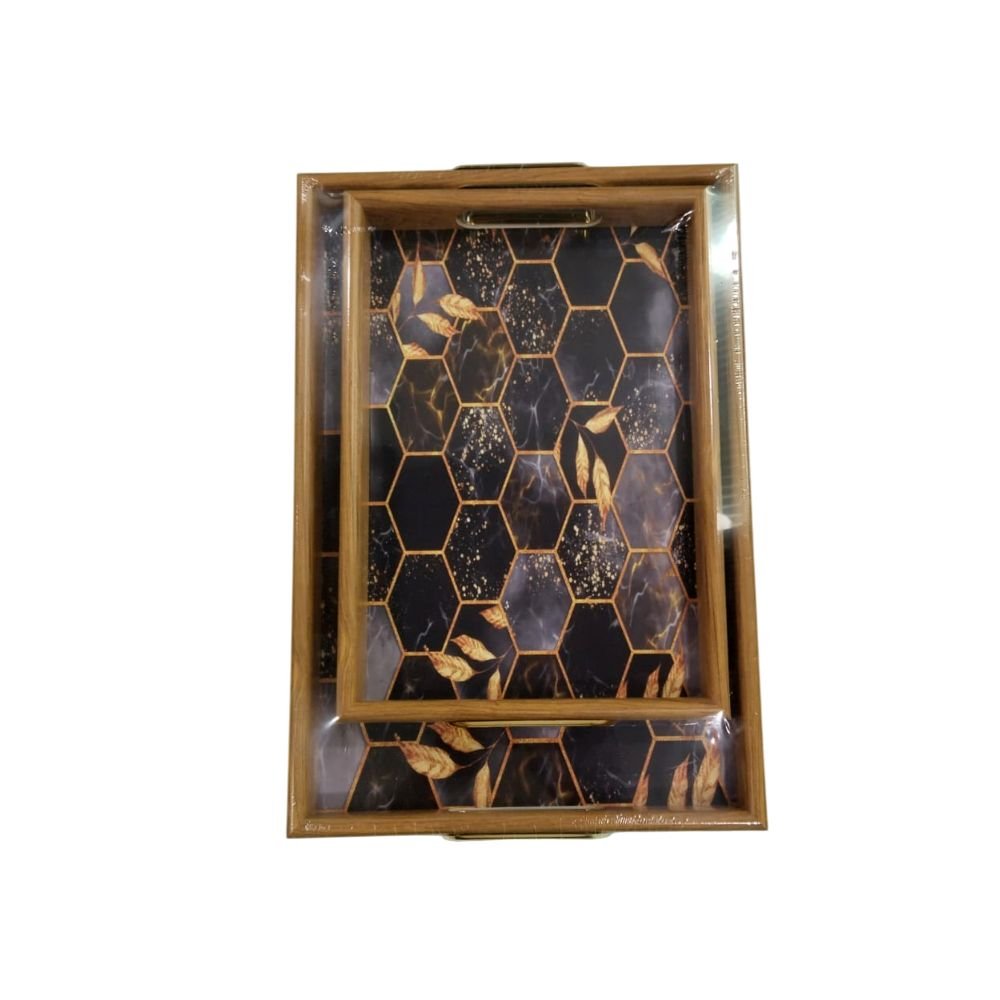 Amber Glossy Glass Jug & Glass Set