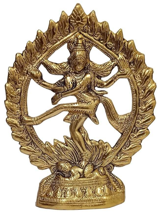 Metal Wall Hanging Plate Plaque Nataraja