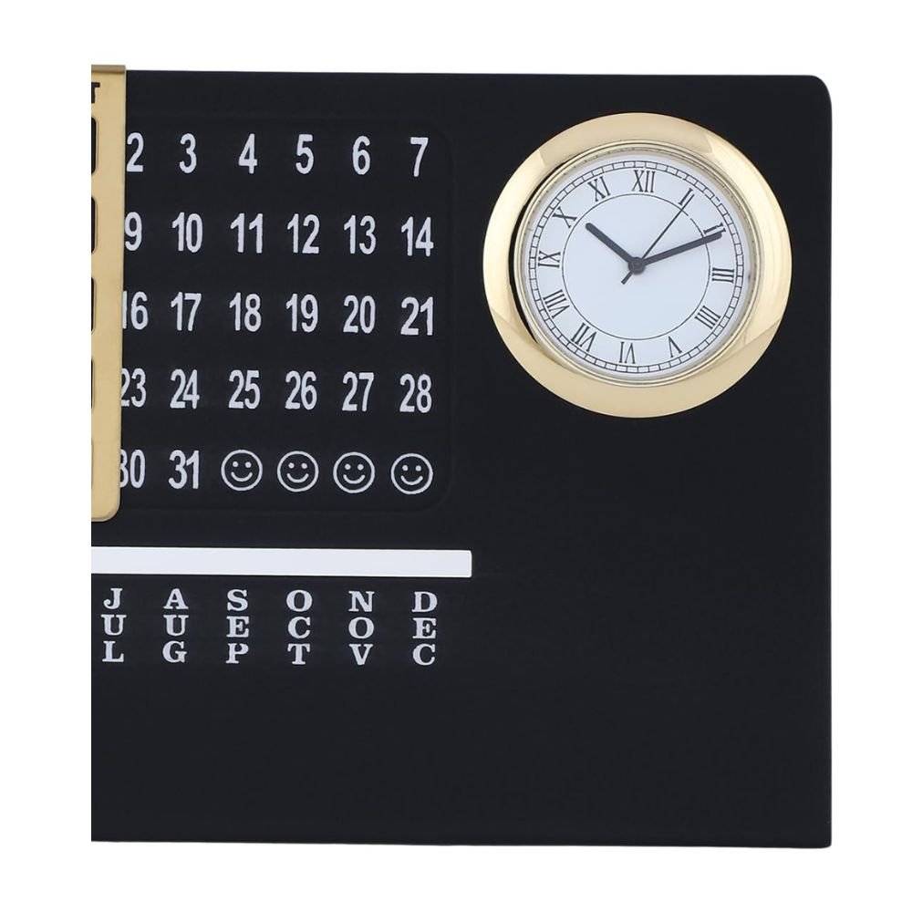 Lifetime Table Calender with Clock