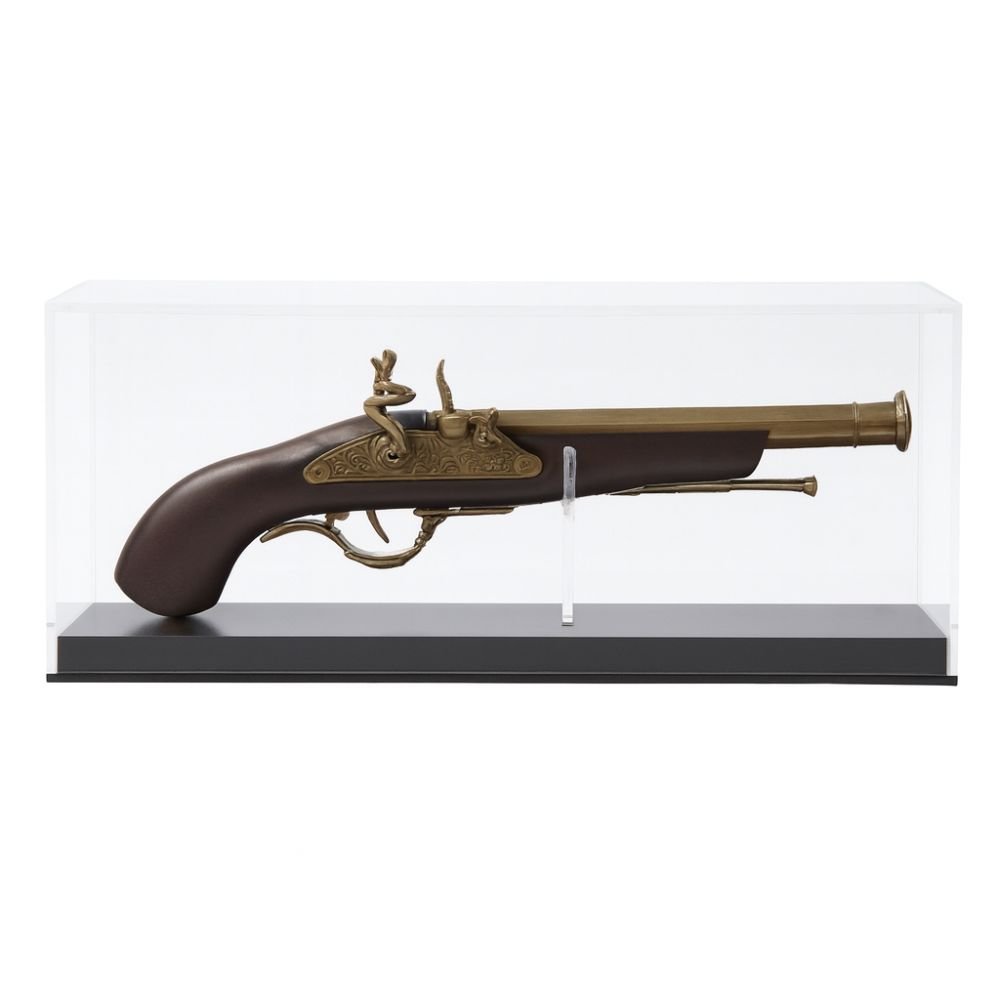 Vintage Gun With Acrylic Box