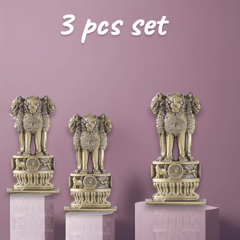 Ashoka Pillar Car Dashboard Emblem